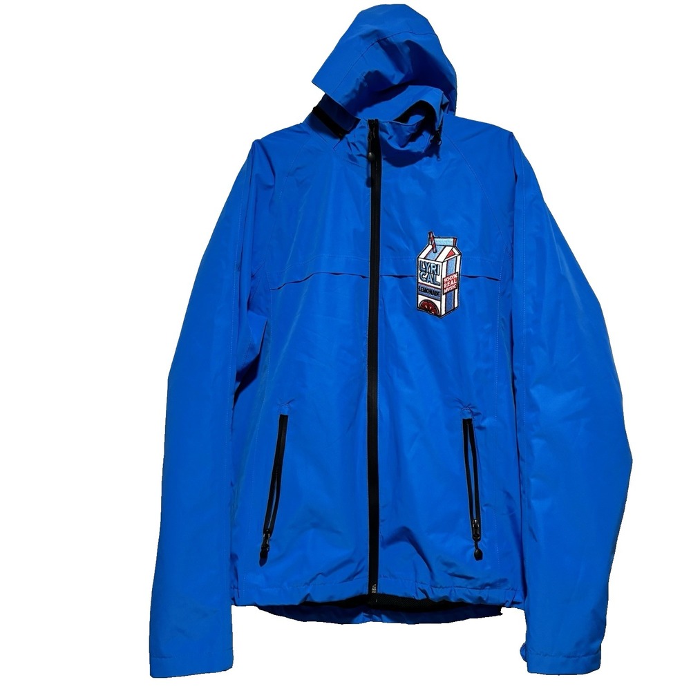 Lyrical Lemonade Rain/Wind Jacket‎ Full Zip Size Large Removable Hoodie